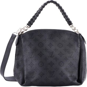 Louis Vuitton Black Mahina Leather Babylone Bb (Authentic Pre-Loved)
