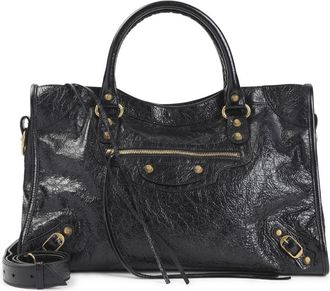 Balenciaga Black Le City Medium Satchel
