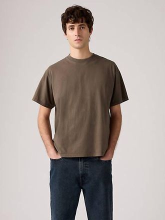 Levi's Cropped Tee - Mens - XL - Brown
