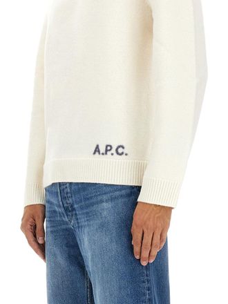 A.P.C. Wool Jersey Sweater - Ivory