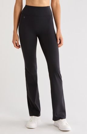 On Studio High Waist Flared Pants in Black at Nordstrom, Size Xx-Large