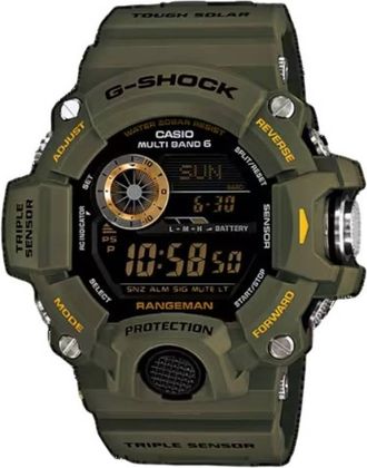 Casio G-Shock Master Of G Land Perpetual Quartz Digital Black Dial Mens Watch GW9400-3
