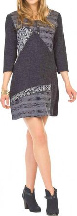 Papillon Multi Patch Dress In Navy
