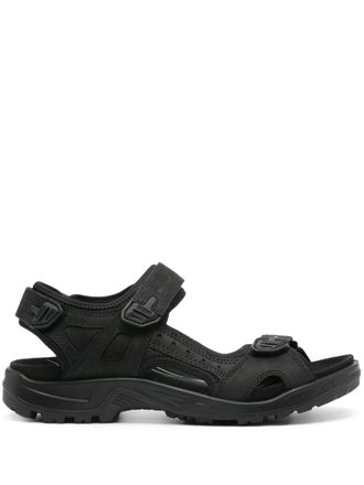 Ecco Offroad sandalen met vlakken - Zwart