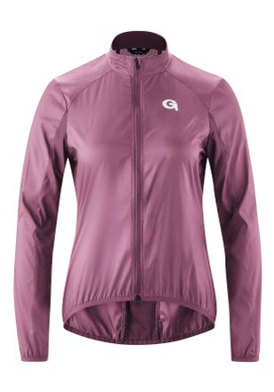 Gonso Fahrradjacke GONSO Road Jacket Wind W, Damen, Gr. 40, lila (dunkellila), 100% Polyester, Rundhals, Jacken Fahrradjacke, Damen Radjacke, atmungsaktive 