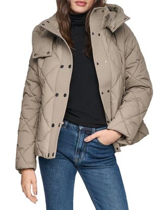 Andrew Marc Briggs Hooded Puffer Jacket
