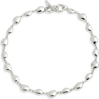 Open Edit Polished Orb Link Collar Necklace in Silver at Nordstrom Rack