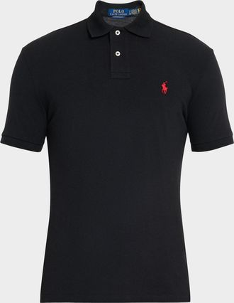 Polo Ralph Lauren Mens Custom Slim Fit Soft Cotton Polo Shirt
