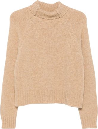 Jucca Roll-Neck Raglan-Sleeve Sweater