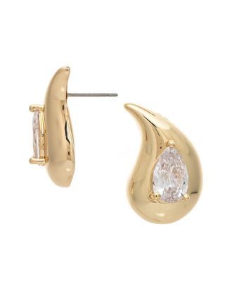 Rivka Friedman 18K Plated Cz Earrings