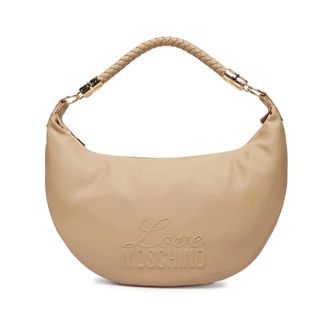 Love Moschino Shoulder Bags, female, Beige, Size: ONE SIZE Shoulder Bag