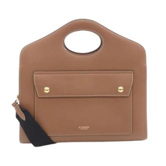 Burberry Pre-owned Handbags, female, Brown, Size: ONE SIZE Pre-owned Leather Shoulder Bag