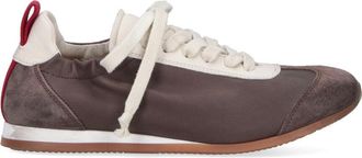 Uma Wang Brown Leather Sneakers With Suede Accents
