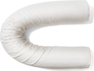 Coyuchi Organic Latex Molded Body Pillow in Alpine White at Nordstrom