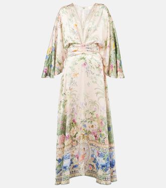Camilla Crystal-embellished silk maxi dress