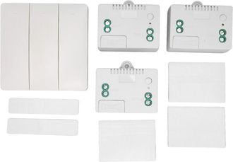OEM Kit De Interruptor De Luz Inal&aacute;mbrico, 3 Botones, Interruptor De Pared Remoto Autoalimentado Con Receptor Para Oficina Y Hogar
