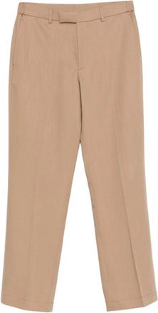 Berwich Lucano Elax Broek - Heren - Straight fit broeken - Beige - S - Leer - Broeken