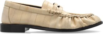 Saint Laurent Le Loafer shoes - women - Leather/Leather/Leather - 37.5 - Neutrals