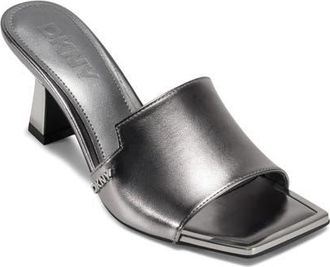 DKNY Kailyn Mule Sandal in Nickel at Nordstrom, Size 9.5