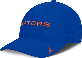 Nike Jordan Mens Florida Sideline Club Gameday Jordan Brand Dri-FIT College Hat in Blue | JC5B4EVUFN-N24