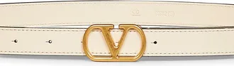 Valentino Garavani VLogo Signature Belt - Ivory
