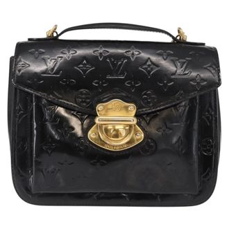 Louis Vuitton Mirada Monogram Vernis Black Patent_Leather Handbag (Pre-Owned)