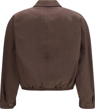 Magliano Mens Work Cotton Gabardine Jacket Brown