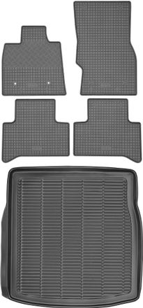 OEM Juego De Alfombrillas De Goma Para Coche Y Alfombrilla Para Maletero Del Alfa Romeo Stelvio Crossover (2017)