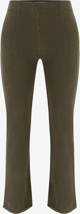 Seductive Ausgefranste Slim-Fit-Hose aus Baumwolle und Lyocell Cindy