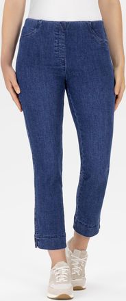 Stehmann 3/4-Jeans STEHMANN Igor3-680W, Damen, Gr. 36, N-Gr, fjord navy (stone), Denim/Jeans, Obermaterial: 89% Baumwolle, 10% Elastomultiester, 1% Elasthan, u