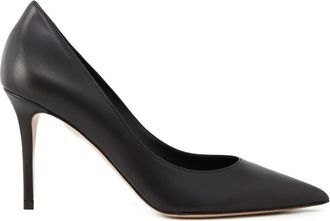 Le Silla 90mm Eva pointed toe pumps - women - Leather/Leather/Leather - 40 - Black
