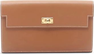 Hermès Portafoglio Kelly Pocket bi-fold 2024 - Marrone