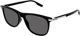 Montblanc Authentieke Bril met Topkwaliteit - unisex - Zonnebrillen - Zwart - 56 MM - Accessoires