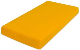 OEM S&aacute;bana Muselina Con El&aacute;stico 160x200x25, Mostaza06, Matex