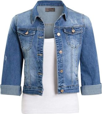 SS7 Womens Stretch Denim Jacket