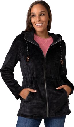 Free Country Womens Grid Butter Pile Anorak Jacket