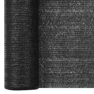 Berkfield Home Privacy Net Black 3.6x50 m HDPE 75 g/m &sup2;