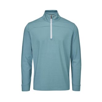 Farah Mens Hayes Midlayer (Teal Hue) - Turquoise - Size X-Large