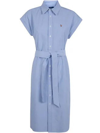 Ralph Lauren Woven Short Sleeves Mini Shirt Dress
