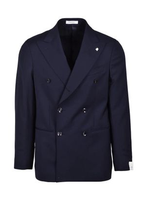 Alberto La Torre Double-Breasted Jacket Virgin Wool