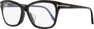 Tom Ford Womens Alt Fit Blue Block Eyeglasses TF5597-F-B 001 Black 54mm