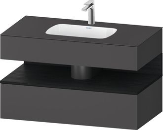 Duravit Duravit Qatego Lavabo Encastrado Con Base De Lavabo Consola