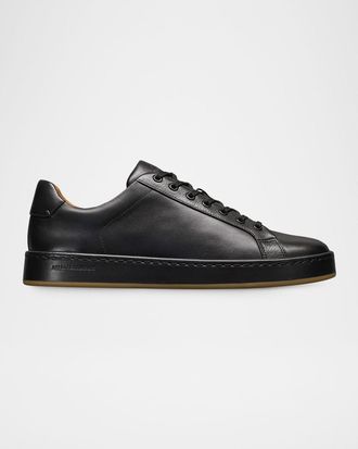 Allen Edmonds Men & apos;s Barnes Leather Low-Top Sneakers