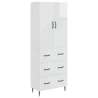 vidaXL Juego De Armarios 2 Uds. 66 X 34,5 X 90 Cm Madera De Ingenier&iacute;a Vidaxl