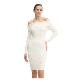 Guess Alisha Dress - - Dresses - Donna - Beige - L
