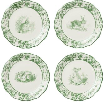Certified International Set Of 4 Le Jardin Salad Plate