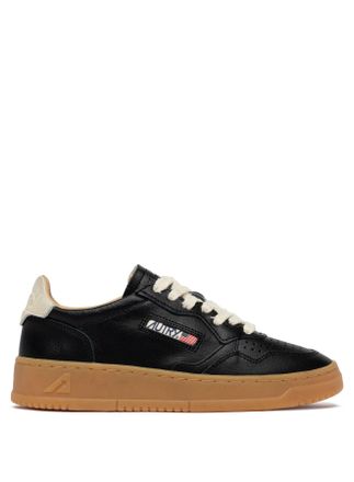 Autry Low-Top Sneakers in Soft Leather and Nubuck Accents
