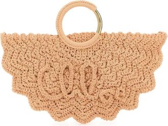 Chlo&eacute; Peach Small Bracelet Paravent Handbag