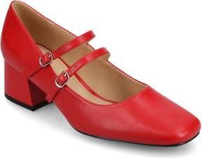 Journee Collection Nally Mary Jane Pump in Red at Nordstrom Rack, Size 7.5