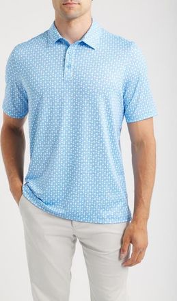 Johnston & Murphy XC+ Game Day Performance Polo in Light Blue at Nordstrom, Size Xx-Large